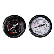 Load image into Gallery viewer, BLOX Racing Liquid-Filled Fuel Pressure Gauge 0-100psi (White Face) Gauges BLOX Racing
