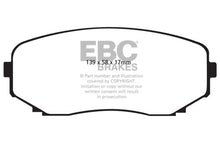 Load image into Gallery viewer, EBC 11-14 Ford Edge 2.0 Turbo Yellowstuff Front Brake Pads Brake Pads - Performance EBC   
