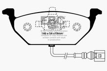 Load image into Gallery viewer, EBC 00-05 Volkswagen Beetle 2.0 Ultimax2 Front Brake Pads Brake Pads - OE EBC   
