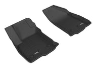 3D MAXpider 2016-2019 Chevrolet Volt Kagu 1st Row Floormat - Black Floor Mats - Rubber 3D MAXpider   