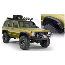 Load image into Gallery viewer, Bushwacker 84-01 Jeep Cherokee Flat Style Flares 4pc - Black Fender Flares Bushwacker
