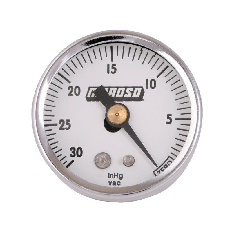 Moroso Vacuum Gauge - 0-30in Hg - 1.5in Diameter Gauges Moroso