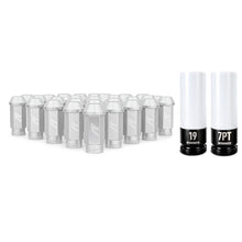 Load image into Gallery viewer, Mishimoto Aluminum Locking Lug Nuts M12x1.5 27pc Set Silver Lug Nuts Mishimoto
