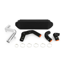Load image into Gallery viewer, Mishimoto 2013+ Ford Focus ST Black Intercooler w/ Polished Pipes Intercooler Kits Mishimoto
