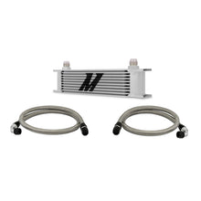 Load image into Gallery viewer, Mishimoto Universal 10 Row Oil Cooler Kit (Metal Braided Lines) Oil Coolers Mishimoto
