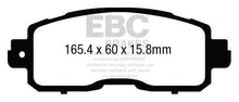 Load image into Gallery viewer, EBC 13+ Nissan Altima 2.5 (L33) Sedan Yellowstuff Front Brake Pads Brake Pads - Performance EBC   
