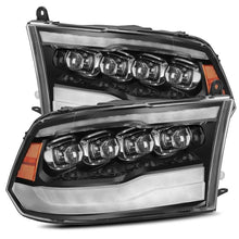 Load image into Gallery viewer, AlphaRex 09-18 Dodge Ram 1500HD NOVA LED Projector Headlights Plank Style Design Gloss Black w/DRL Headlights AlphaRex
