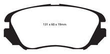 Load image into Gallery viewer, EBC 10+ Chevrolet Equinox 2.4 Greenstuff Front Brake Pads Brake Pads - Performance EBC   
