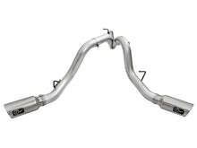 Load image into Gallery viewer, aFe Atlas Exhaust 4in Dual DPF-Back Al Steel w/ Pol Tips 16-17 GM Diesel Truck V8-6.6L (td) LML DPF Back aFe
