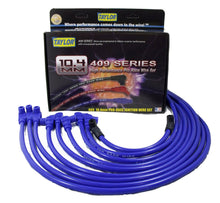 Load image into Gallery viewer, Taylor Cable 79681 409 Spiro-Pro 10.4mm Ignition Wire Set; Spiro-Wound; Custom Fit; 90 deg.; Blue; Spark Plug Wire Set Taylor Cable
