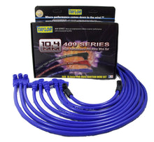 Load image into Gallery viewer, Taylor Cable 79681 409 Spiro-Pro 10.4mm Ignition Wire Set; Spiro-Wound; Custom Fit; 90 deg.; Blue; Spark Plug Wire Set Taylor Cable Default Title
