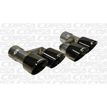 Load image into Gallery viewer, Corsa 2015-2017 Ford Mustang GT 5.0 Black Quad Tips Kit Tips CORSA Performance
