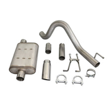 Load image into Gallery viewer, JBA 87-96 Jeep Wrangler YJ 2.5L/4.0L/4.2L 304SS Single Rear Exit Cat-Back Exhaust Catback JBA
