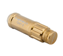 Load image into Gallery viewer, NRG 700 Series M12 X 1.5 Steel Lug Nut w/Dust Cap Cover Set 21 Pc w/Locks &amp; Socket - Chrome Gold Lug Nuts NRG
