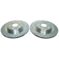 Power Stop 21-22 Toyota Sienna Rear Drilled & Slotted Rotor (Pair) | JBR1798XPR