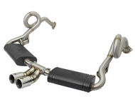 aFe MACHForce-Xp 2in 304 SS Cat-Back Exhaust w/Polished Tips 13-16 Porsche Boxster/Cayman 2.7L/3.4L Catback aFe