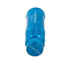 Load image into Gallery viewer, NRG 700 Series M12 X 1.5 Steel Lug Nut w/Dust Cap Cover Set 21 Pc w/Locks &amp; Lock Socket - Blue Lug Nuts NRG
