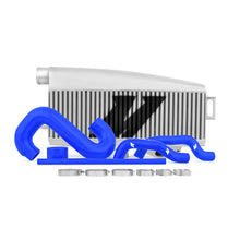 Load image into Gallery viewer, Mishimoto Subaru 02-07 WRX/04-07 STi Top-Mount Intercooler Kit - Powder Coated Silver &amp; Blue Hoses Intercoolers Mishimoto
