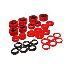 Load image into Gallery viewer, Energy Suspension 99-07 Ford F-250/F-350 SD 2/4WD Crew Cab Body Mount Set - Red Bushing Kits Energy Suspension
