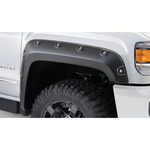 Load image into Gallery viewer, Bushwacker 15-18 GMC Sierra 2500 HD Boss Pocket Style Flares 2pc - Black Fender Flares Bushwacker
