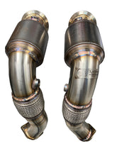 Load image into Gallery viewer, BMW S63 N63 CATTED DOWNPIPES | V8 BMW X5 M AND X6 M X5 X6 550I 650I Exhaust ACTIVE AUTOWERKE   
