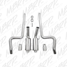 Load image into Gallery viewer, MBRP 05-09 Ford Shelby GT500 / GT Dual Split Rear Street Version 4in Tips T409 Exhaust System Catback MBRP
