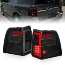 Load image into Gallery viewer, ANZO 07-17 Ford Expedition LED Taillights w/ Light Bar Black Housing Smoke Lens Tail Lights ANZO
