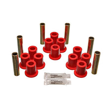 Load image into Gallery viewer, Energy Suspension Fd 4 Wd Frt Sprg Bush Set - Red Bushing Kits Energy Suspension
