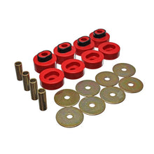 Load image into Gallery viewer, Energy Suspension 73-79 Chrysler RWD B-Body (Charger/GTX/Roadrunner/Superbee) Red Body Mount Set Bushing Kits Energy Suspension
