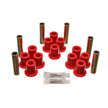 Load image into Gallery viewer, Energy Suspension Fd 4 Wd Frt Sprg Bush Set - Red Bushing Kits Energy Suspension
