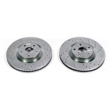 Load image into Gallery viewer, Power Stop 16-17 Lexus GS200t Front Evolution Drilled &amp; Slotted Rotors - Pair Brake Rotors - Slot &amp; Drilled PowerStop   
