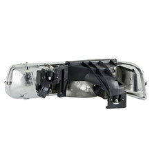 Load image into Gallery viewer, ANZO 1999-2002 Chevrolet Silverado 1500 Crystal Headlights Black Headlights ANZO
