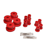 Load image into Gallery viewer, Energy Suspension 62-65 Ford Fairlane Red Rear Leaf Spring Bushing Set Bushing Kits Energy Suspension

