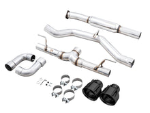 Load image into Gallery viewer, AWE Subaru BRZ / Toyota GR86 / Toyota 86 Track Edition Cat-Back Exhaust- Diamond Black Tips Catback AWE Tuning   
