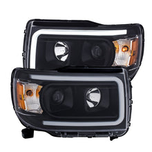 Load image into Gallery viewer, ANZO 2015+ GMC Canyon Projector Headlights w/ Plank Style Design Black w/ Amber Headlights ANZO
