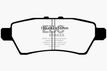 Load image into Gallery viewer, EBC 05-12 Nissan Pathfinder 4.0 Yellowstuff Rear Brake Pads Brake Pads - Performance EBC   
