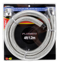 Load image into Gallery viewer, Spectre Stainless Steel Flex Heater Hose Kit 5/8in. Diameter - 4ft. Chrome Hoses Spectre
