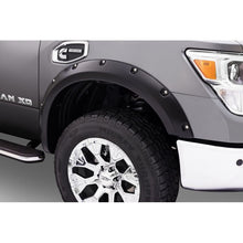 Load image into Gallery viewer, Bushwacker 16-18 Nissan Titan XD Pocket Style Flares 2pc 78.0in Bed - Black Fender Flares Bushwacker
