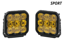 Load image into Gallery viewer, Diode Dynamics SS5 LED Pod Sport - Yellow Flood (Pair) Light Accessories and Wiring Diode Dynamics   
