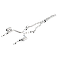 Borla 15-16 Dodge Charger Hellcat 6.2L V8 ATAK Catback Exhaust w/ Valves No Tips Factory Valance Catback Borla