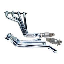 Load image into Gallery viewer, BBK 10-15 Camaro LS3 L99 Long Tube Exhaust Headers With Converters - 1-3/4 Chrome Headers &amp; Manifolds BBK

