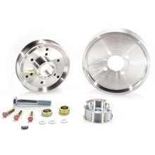 Load image into Gallery viewer, BBK 02-04 Mustang 4.6 GT Underdrive Pulley Kit - Lightweight CNC Billet Aluminum (3pc) Pulleys - Crank, Underdrive BBK

