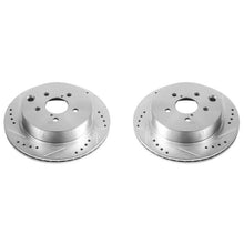 Load image into Gallery viewer, Power Stop 14-18 Subaru Forester Rear Evolution Drilled &amp; Slotted Rotors - Pair Brake Rotors - Slot &amp; Drilled PowerStop   
