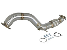 Load image into Gallery viewer, aFe Twisted Steel 3in Rear Down-Pipe/Mid Pipe 2017+ Honda Civic Type R I4 2.0L (t) X Pipes aFe
