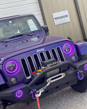 Load image into Gallery viewer, Oracle 7in High Powered LED Headlights - Black Bezel - Dynamic - Dynamic SEE WARRANTY Headlights ORACLE Lighting
