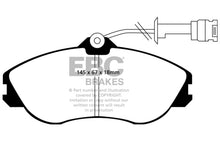 Load image into Gallery viewer, EBC 91-92 Audi 100 Quattro 2.3 (Girling) Yellowstuff Front Brake Pads Brake Pads - Performance EBC   
