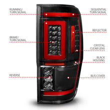 Load image into Gallery viewer, ANZO 19-22 Ford Ranger Full LED Taillights w/ Lightbar Sequential Signal Black Housing/Clear Lens Tail Lights ANZO
