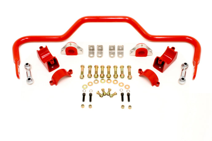BMR 78-87 G-Body w/ 3in Axles Rear Solid 1.375in Xtreme Anti-Roll Bar Kit - Red Sway Bars BMR Suspension   