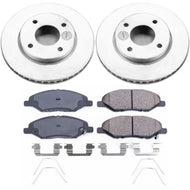 Power Stop 09-11 Nissan Versa Front Z17 Evolution Geomet Coated Brake Kit Brake Kits - Performance Blank PowerStop