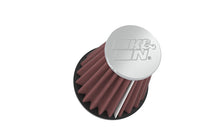 Load image into Gallery viewer, K&amp;N Universal Chrome Filter 2.25 Inch Flange / 3.5 Inch Base / 2 Inch Top / 4 Inch Height Air Filters - Universal Fit K&amp;N Engineering   
